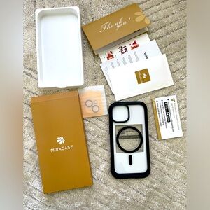 IPHONE 15 Glass screen protector case